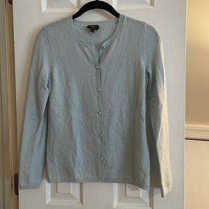 Light Blue Pure Cashmere Sweater